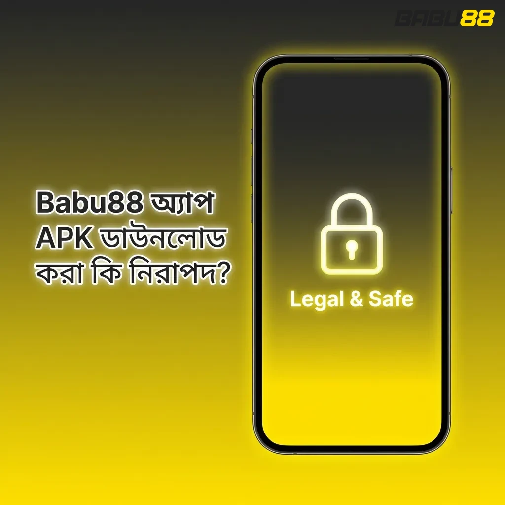 Babu88 app security features including SSL encryption and Curacao eGaming license verification display