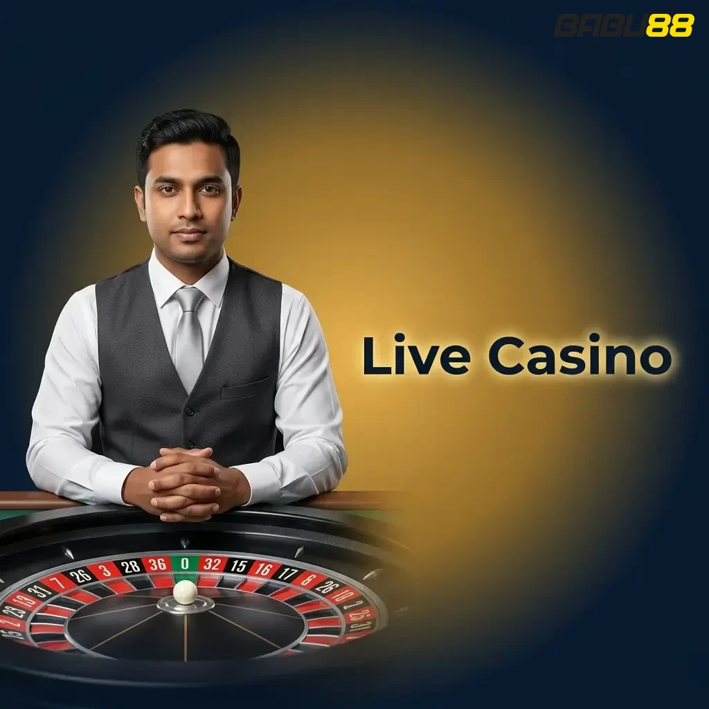 Babu88 Live Casino with professional dealers streaming Live Baccarat, Roulette, Blackjack, Dragon Tiger & Teen Patti