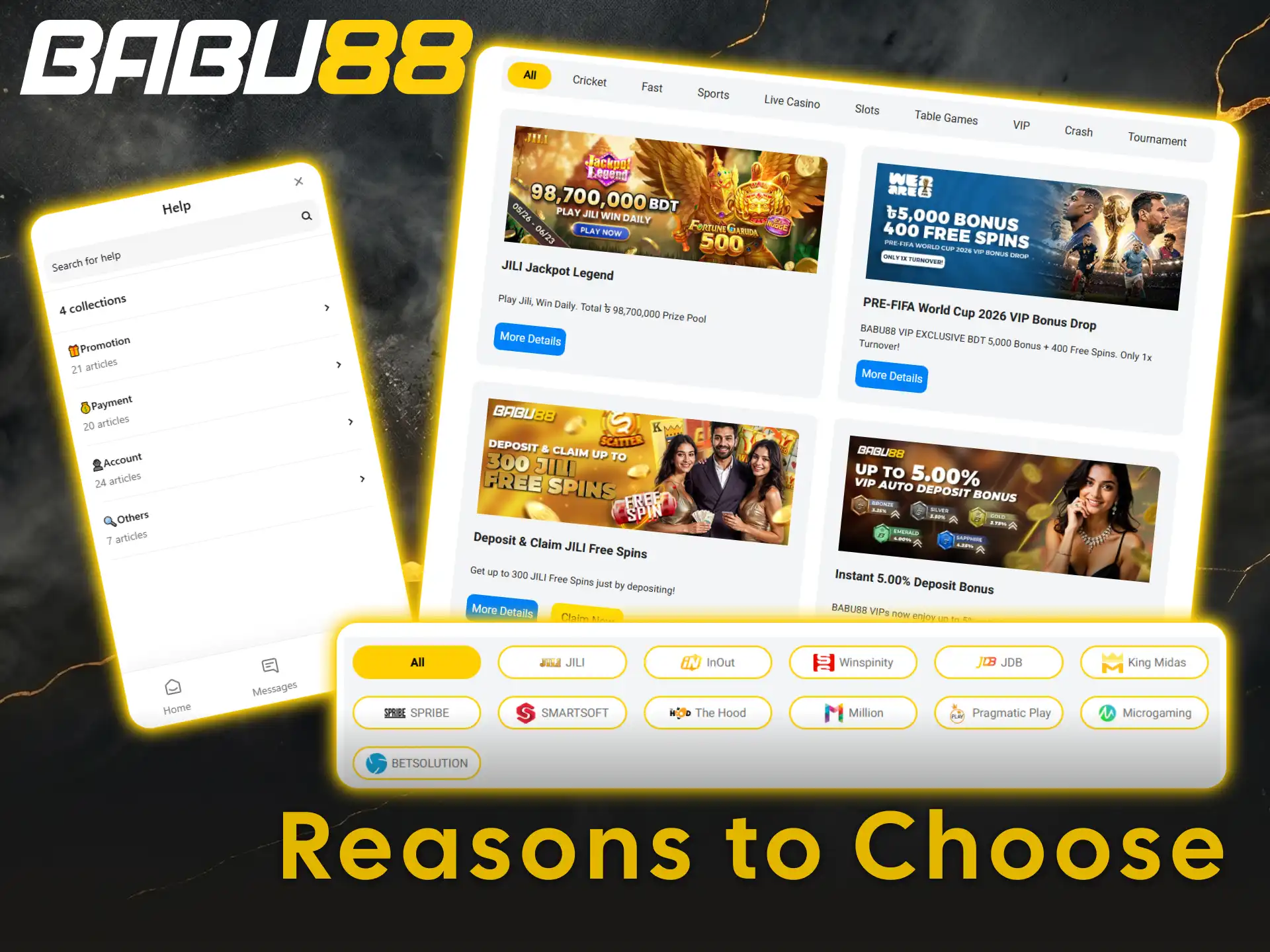 Explore the top reasons to choose the Babu88 official platform for online sports betting.
