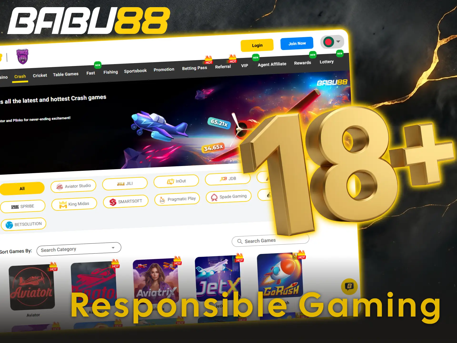 Practice responsible gaming to keep your experience safe with Babu88.